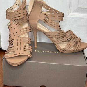 Torrid Women's Beige Strappy Heels